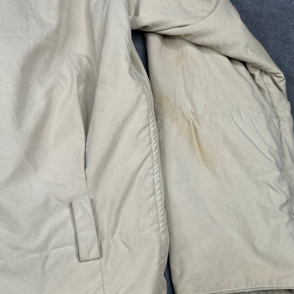 Issey Miyake Vintage Double Breasted Shawl Collar Padded Jacket Tan Beige RARE - Picture 11 of 15